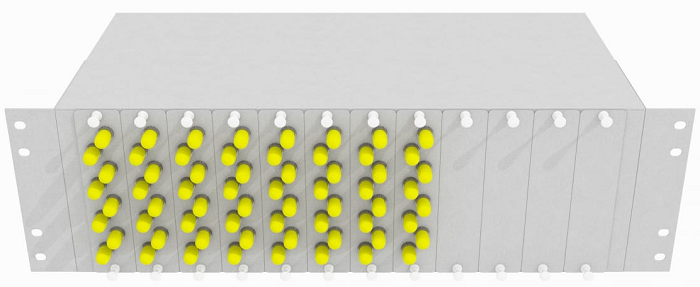 Кросс оптический стоечный  TopLAN КРС-Top-3U-64ST/U-OM2-GY 649102