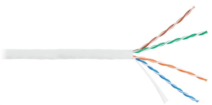 Кабель витая пара U/UTP 5e кат. 4 пары NIKOMAX NMC 9100C-WT 1093648