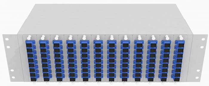 Кросс оптический стоечный  TopLAN КРС-Top-3U-96SC/U-OS2-GY 649138