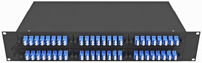 Кросс оптический стоечный  TopLAN КРС-Top-2U-96LC/U-OS2-BK 649132