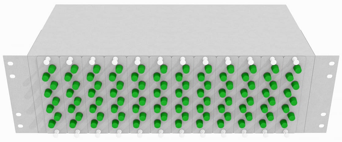 Кросс оптический стоечный  TopLAN КРС-Top-3U-96FC/A-OS2-GY 649122