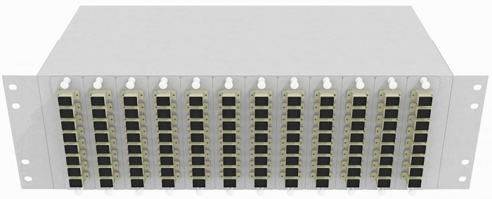 Кросс оптический стоечный  TopLAN КРС-Top-3U-96SC/U-OM2-GY 649136