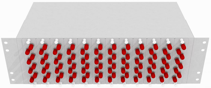 Кросс оптический стоечный  TopLAN КРС-Top-3U-96ST/U-OS2-GY 649143