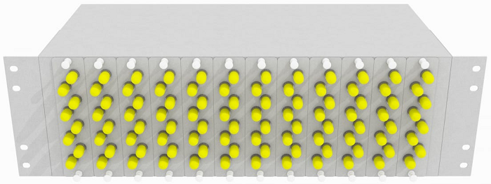 Кросс оптический стоечный  TopLAN КРС-Top-3U-96ST/U-OM2-GY 649141
