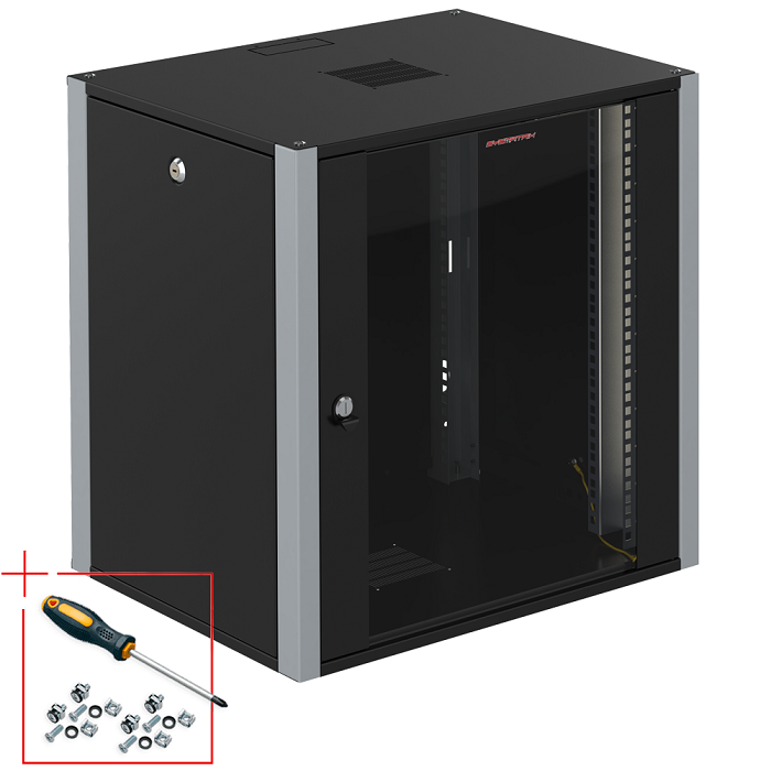 Шкаф настенный 19", 22U SYSMATRIX WP 6622.910 810448