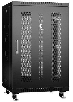 Шкаф напольный 19", 18U Cabeus ND-05C-18U60/100-BK 552723