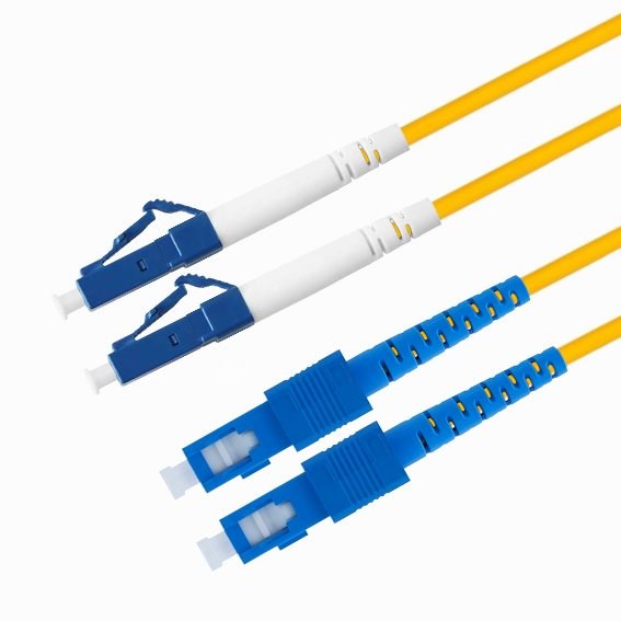 Патч-корд волоконно-оптический TELCORD ШОС-2x3.0-2LC/U-2SC/U-SM-15м-LSZH-YL 803500