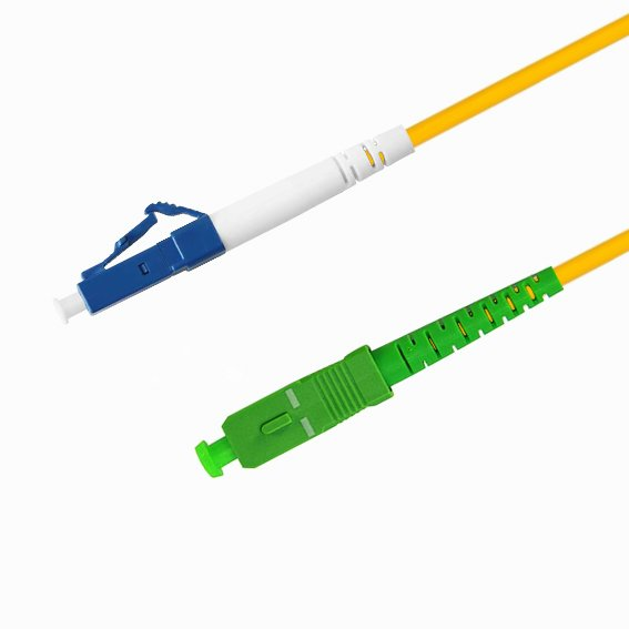 Патч-корд волоконно-оптический TELCORD ШОС-3.0-LC/U-SC/A-SM-50м-LSZH-YL 802116