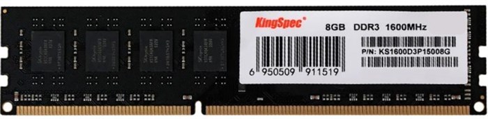 Модуль памяти DDR3 8GB KINGSPEC KS1600D3P15008G 1160835