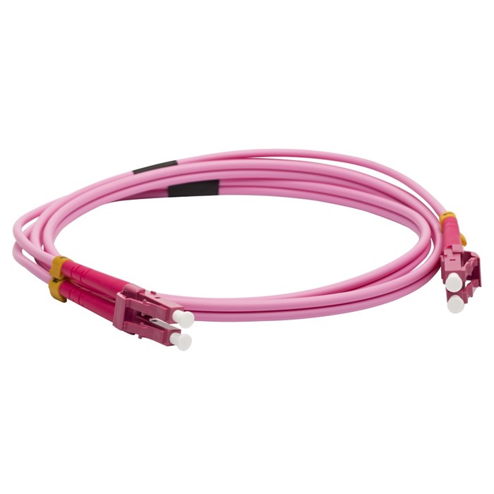 Кабель патч-корд волоконно-оптический Lanmaster LAN-2LC-2LC/OM4-1.0 650225