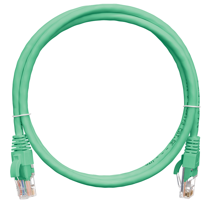 Кабель патч-корд U/UTP 5e кат. 5м NikoMax NMC-PC4UD55B-050-C-GN 596088
