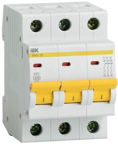 Автоматический выключатель  IEK MVA20-3-025-C 388832