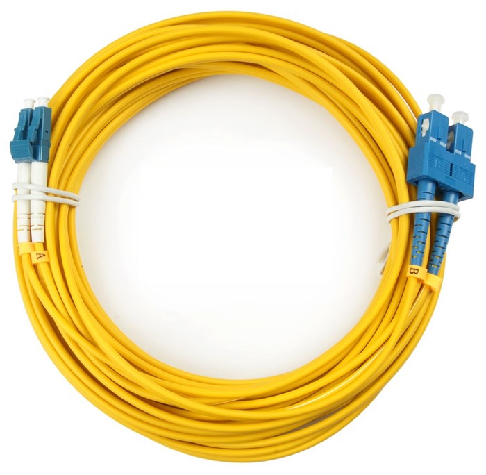 Кабель патч-корд волоконно-оптический Cabeus FOP(d)-9-LC-SC-20m 513807