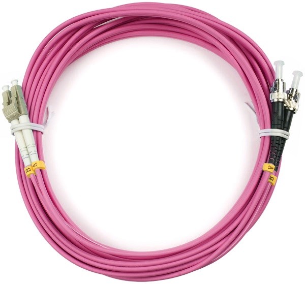 Патч-корд волоконно-оптический Cabeus FOP-50-OM4-LC-ST-5m 728662