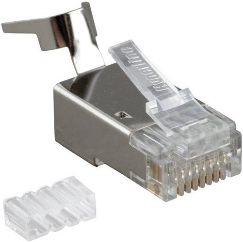 Разъем  Hyperline PLUG-8P8C-UV-C6-TW-SH-10 393538