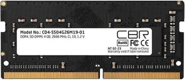 Модуль памяти SODIMM DDR4 4GB CBR CD4-SS04G26M19-01 1060824