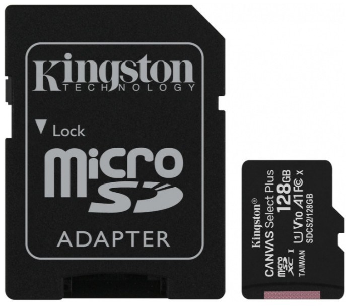 Карта памяти MicroSDXC 128GB Kingston SDCS3/128GB 1234144