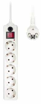 Сетевой фильтр  Buro 500SH-5-W 607821