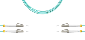 Патч-корд волоконно-оптический TELCORD ШОС-2x3.0-2LC/U(dx)-2LC/U(dx)-MM503-15м-LSZH-AQ 1078608