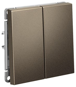 Выключатель двухклавишный  Systeme Electric GAL000651S 1226315