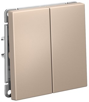 Выключатель двухклавишный  Systeme Electric GAL001251S 1226356