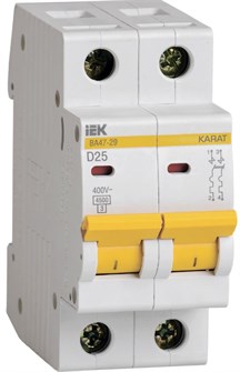 Автоматический выключатель  IEK MVA20-2-025-D 1147810