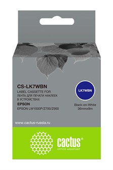 Картридж ленточный Cactus CS-LK7WBN 1017203