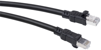 Кабель патч-корд F/UTP 6A кат. 0.5м Cabeus PC-ARM-FTP-RJ45-Cat.6a-0.5m-PE 800943