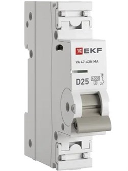 Автоматический выключатель  EKF M63MA6125D 1130132