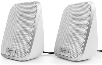 Компьютерная акустика 2.0 Gembird SPK-100-W 604054