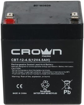 Аккумулятор  Crown CBT-12-4.5 1015057