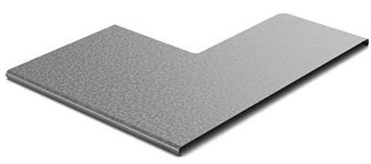 Крышка на переходник левосторонний  Ostec КРПЛ-100х50-0,7-СЦ 914938