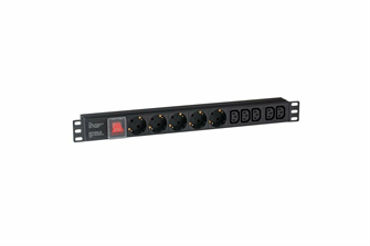 Блок розеток  Exegate ServerPro PDU-19H008 Al-5C135S-C14-SW 1041297