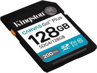 Карта памяти SDXC 128GB Kingston SDG4/128GB 1206292