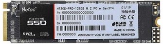 Накопитель SSD M.2 2280 Netac NT01N930E-128G-E4X 128 ГБ 859480
