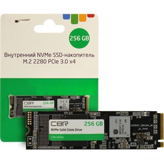 Накопитель SSD M.2 2280 CBR SSD-256GB-M.2-LT22 256 ГБ 1120497