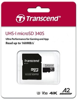 Карта памяти MicroSDXC 128GB Transcend TS128GUSD340S 879066