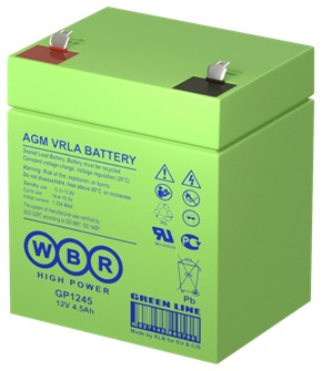 Аккумулятор  WBR GP1245 849544