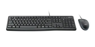 Клавиатура и мышь проводной комплект Logitech MK120 1001142
