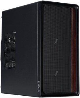 Корпус mATX 1STPLAYER WD1 Black 1234925