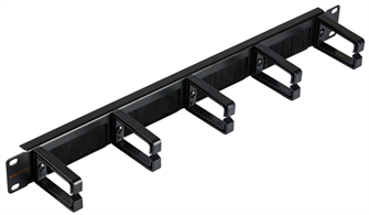 Кабельный организатор  NikoMax NMC-OP530HB-1U-BK-2 817420