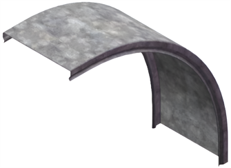 Крышка на угол верт. внешний 90°  Ostec КУВТП90-300-0,7-R200-СЦ 914878