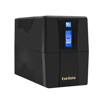 Источник бесперебойного питания  Exegate SpecialPro Smart LLB-600.LCD.AVR.2SH 1041396