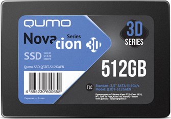 Накопитель SSD 2.5'' Qumo Q3DT-512GAEN 512 ГБ 1120479