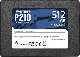 Накопитель SSD 2.5'' Patriot Memory P210S512G25 512 ГБ 789523