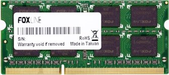 Модуль памяти SODIMM DDR3 8GB Foxline FL1600D3S11L-8G 605959