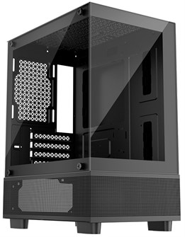 Корпус mATX 1STPLAYER Mi2-A-BK-2F1R-1F1 1060235