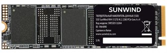 Накопитель SSD M.2 2280 SUNWIND SWSSD512GN4 512 ГБ 1234841