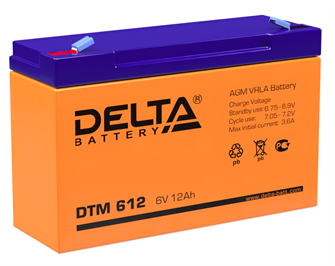 Батарея  Delta DTM 612 645247