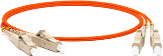 Патч-корд волоконно-оптический Hyperline FC-D2-50-LC/PR-LC/PR-H-10M-LSZH-OR 897383